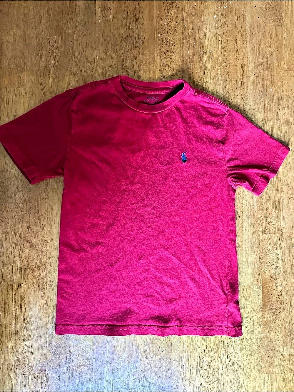 Polo Ralph Lauren Boys Cotton Jersey T-Shirt Red Size 8